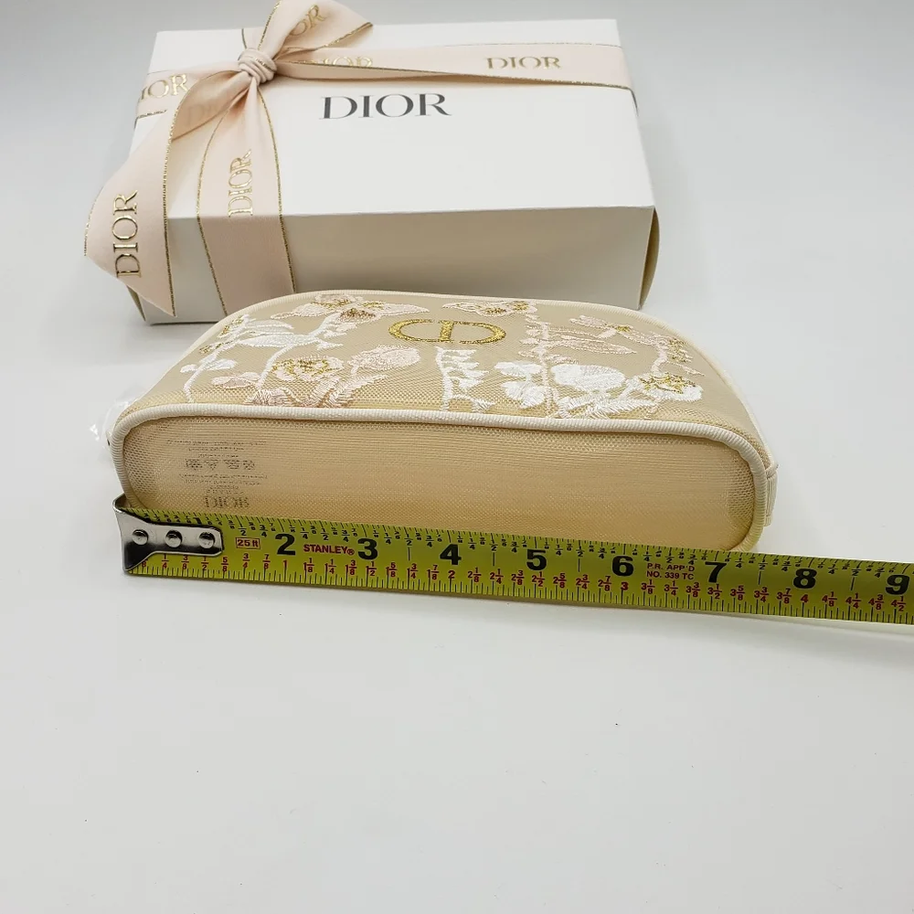Dior CD Logo Pouch Cosmetic Bag